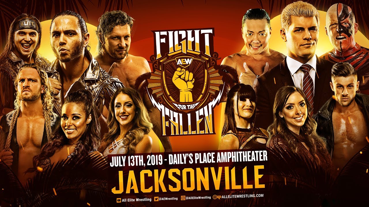 AEW Fight for the Fallen Results July 13, 2019 Young Bucks vs. Cody