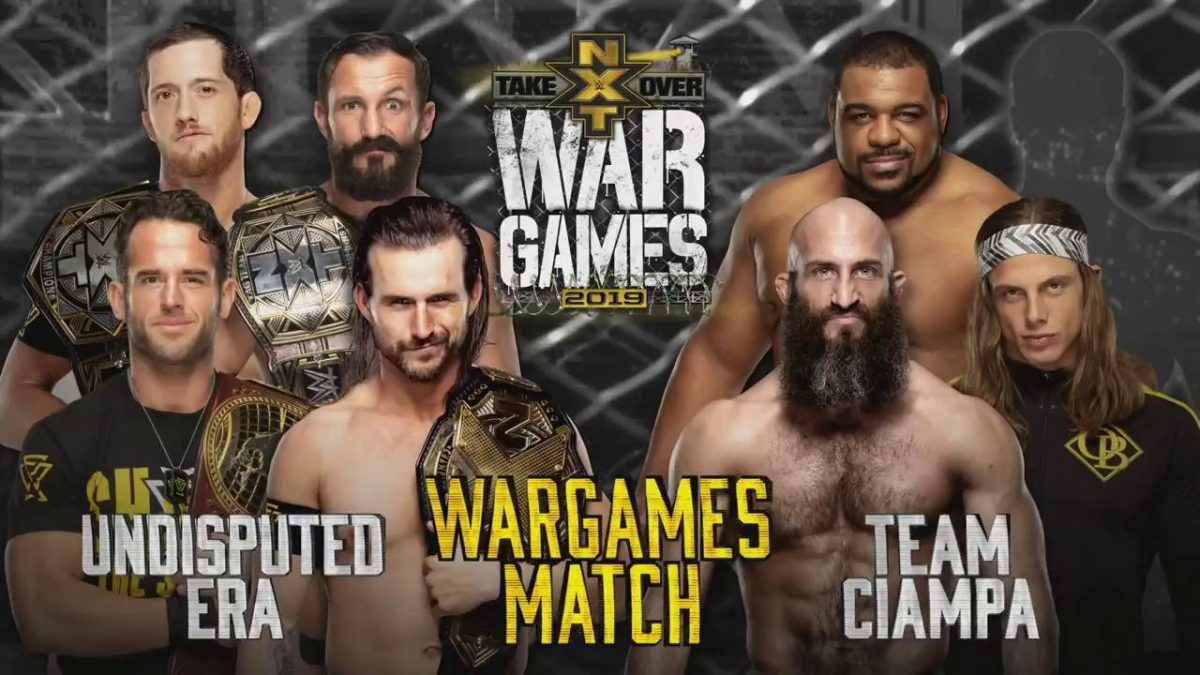 Updated NXT TakeOver WarGames Card TPWW