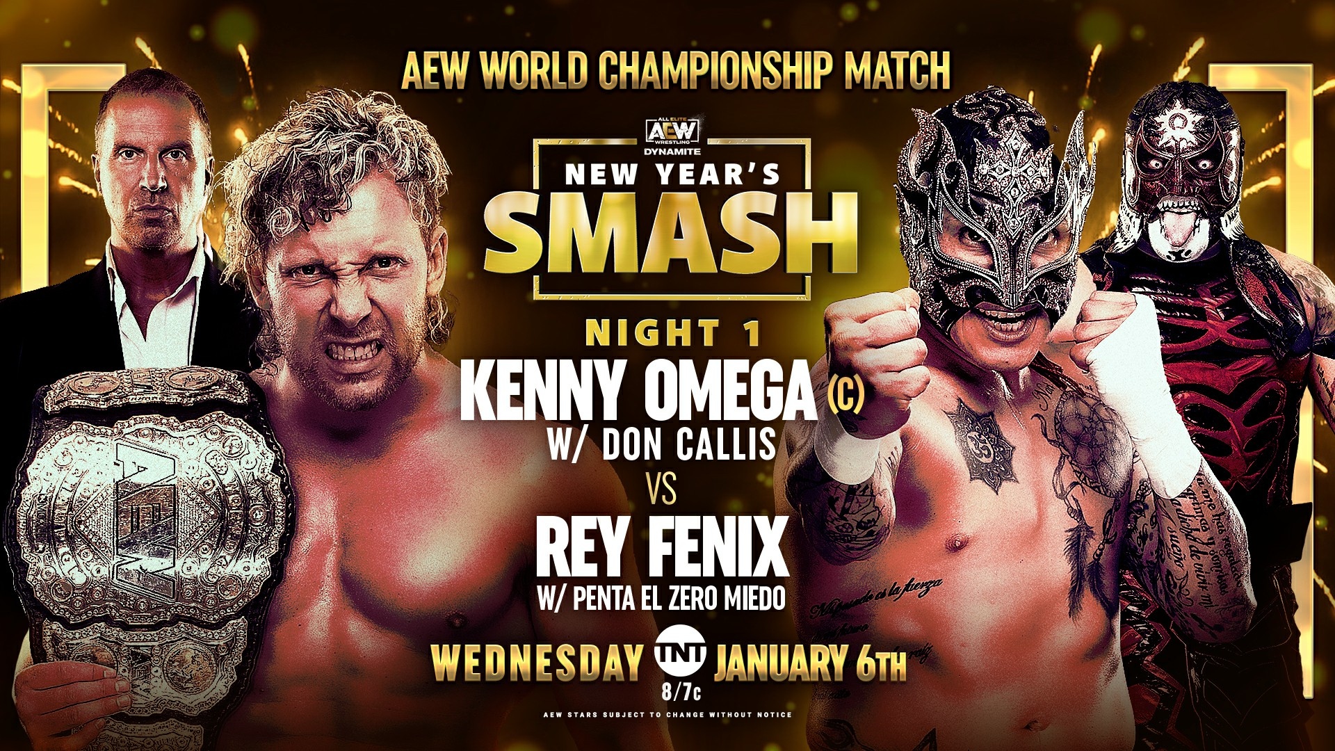 AEW Dynamite Results Jan. 6, 2021 New Year’s Smash, Omega vs. Fenix