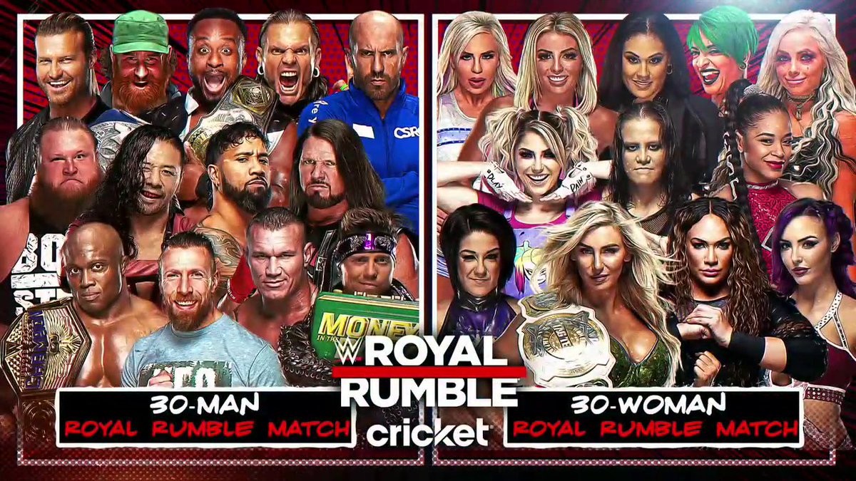 Seven New Entrants Announced for the Royal Rumble TPWW