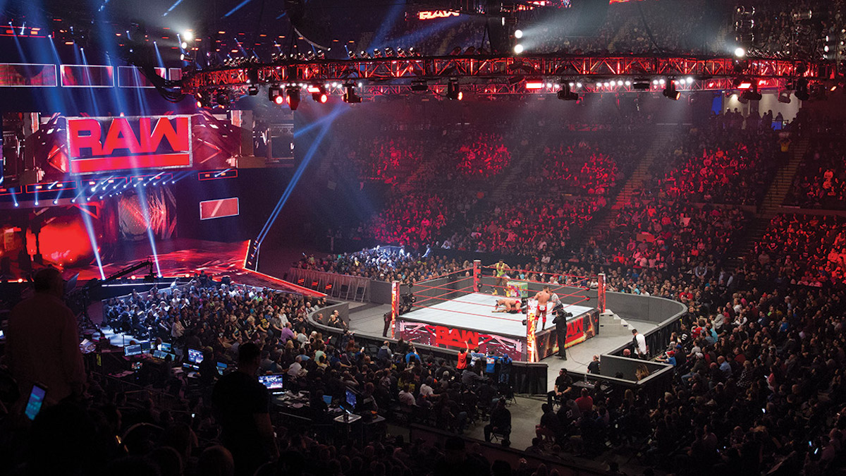 WWE RAW @ Toyota Center in Houston, TX for their birthdays