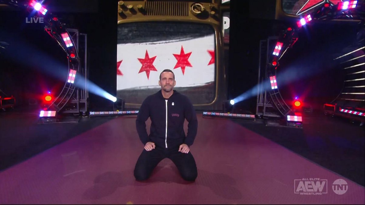 CM Punk Debuts On AEW Rampage Challenges Darby Allin To Match At All 
