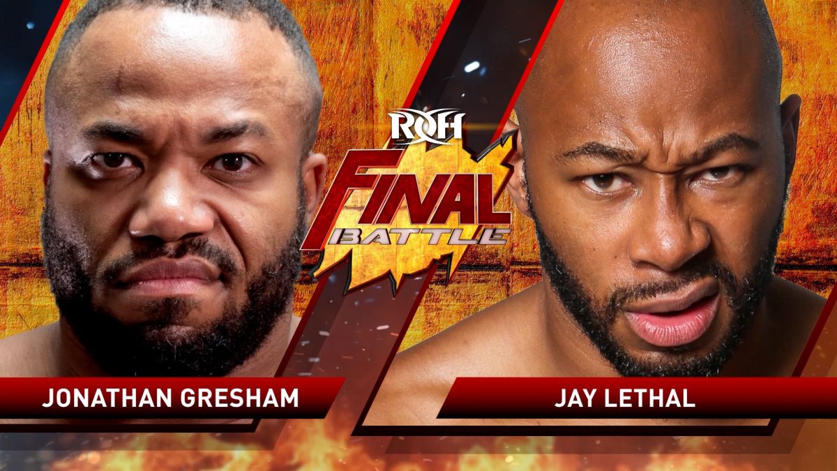 ROH Final Battle 2021 Results Dec. 11, 2021 Jonathan Gresham vs