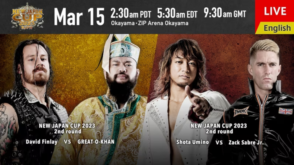 NJPW New Japan Cup 2023 Night 8 Results, Night 9 Card, Will Ospreay