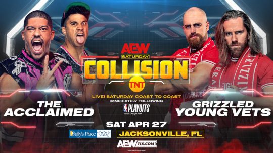 AEW: The Acclaimed vs. Grizzled Young Vets Announced for April 27th Collision, Powerhouse Hobbs Knee Injury Update, Jeff Hardy AEW Contract Update