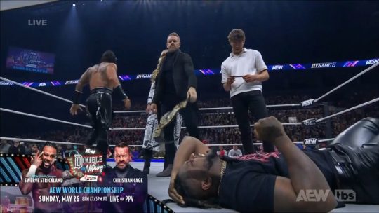 AEW Dynamite Notes: Results, Young Bucks Now in Charge of Running Shows, Two New Matches for Double or Nothing 2024, Chuck Taylor "Injury" Update, 5/8 Card, Kenny Omega Gives Health Update