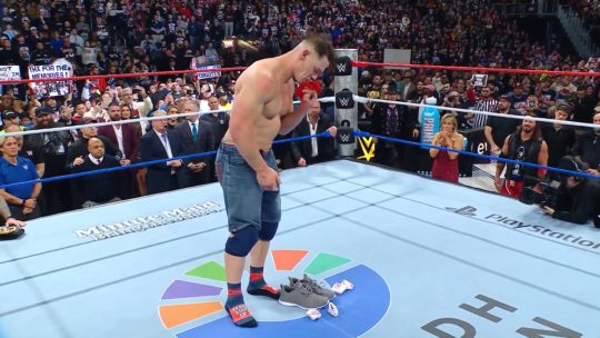 WWE Saturday Night's Main Event Show Notes: Kurt Angle, The Rock, Kevin Owens, Joe Hendry, & More Appears, John Cena "GOAT" Tribute Video Airs, Michael Cole Pays Tribute to Taz, Jim Ross, & Others Who Called Cena Matches with Him, Gunther Makes Cena Tap Out in Cena's Final Match & Cena Leaves His Shoes In Ring WWE Saturday Night's Main Event Show Notes: Kurt Angle, The Rock, Kevin Owens, Joe Hendry, & More Appears, John Cena "GOAT" Tribute Video Airs, Michael Cole Pays Tribute to Taz, Jim Ross, & Others Who Called Cena Matches with Him, Gunther Makes Cena Tap Out in Cena's Final Match & Cena Leaves His Shoes In Ring