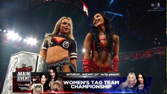 WWE RAW Notes: Judgement Day vs. Rhea Ripley & IYO SKY for WWE Women's Tag Titles Set for 1/24 SNME Show, Bron Breakker Suspended "Indefinitely" After Dragon Lee & Penta Attack, WWE World Title Match & More for 1/19 Show Card WWE RAW Notes: Judgement Day vs. Rhea Ripley & IYO SKY for WWE Women's Tag Titles Set for 1/24 SNME Show, Bron Breakker Suspended "Indefinitely" After Dragon Lee & Penta Attack, WWE World Title Match & More for 1/19 Show Card