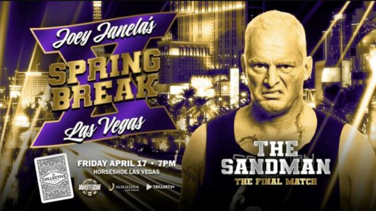 GCW Joey Janela's Spring Break X Results - April 17, 2026 - The Sandman's Last Match, Joey Janela vs. Brodie Lee Jr.