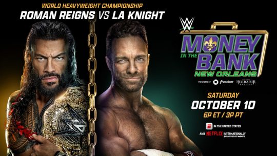 WWE Money In The Bank 2026 Results - Oct. 10, 2026 - Men's & Women's Money In The Bank, Roman Reigns vs. LA Knight